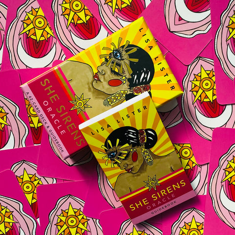 She Sirens Oracle Cards by Lisa Lister – Feminine Power, Confidence Deck