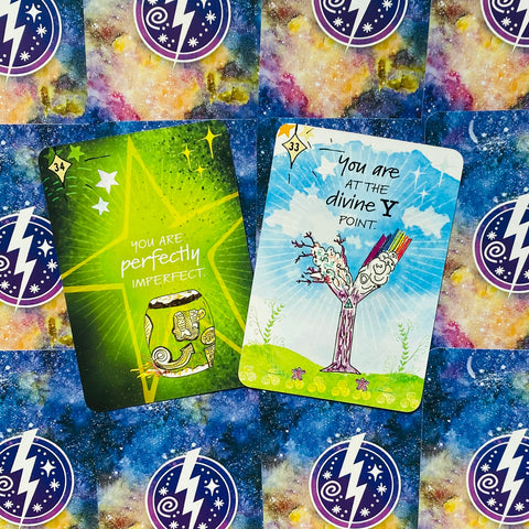 The Cosmic Mystical Messages Journey Oracle Cards Deck & Guidebook With Bag