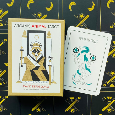 Arcanis Animal Tarot Cards Deck And Guidebook By David Depasquale