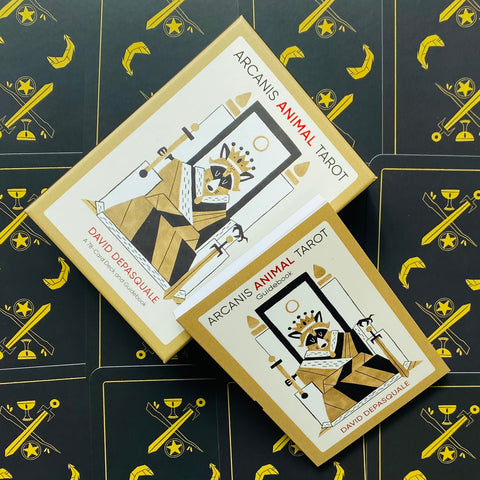 Arcanis Animal Tarot Cards Deck And Guidebook By David Depasquale