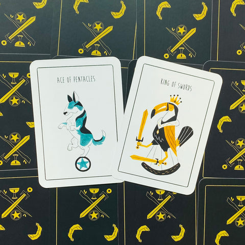 Arcanis Animal Tarot Cards Deck And Guidebook By David Depasquale With Bag