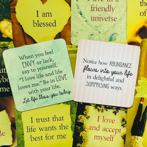 Life Loves You Affirmations Cards Deck Louise Hay R. Holden Oracle With Bag