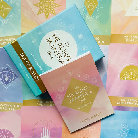 Healing Mantra Oracle Cards Deck By Matt Kahn Worthiness Abundance Love With Bag