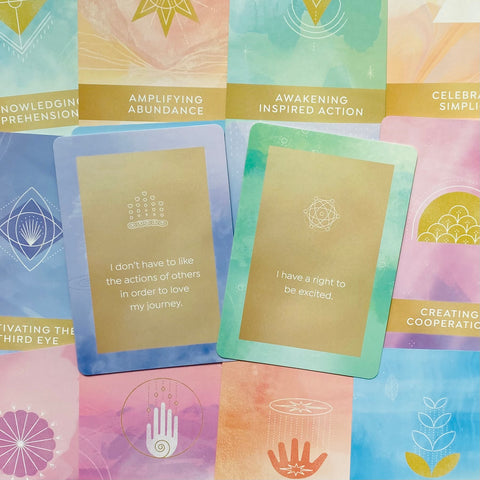 Healing Mantra Oracle Cards Deck By Matt Kahn Worthiness Abundance Love With Bag