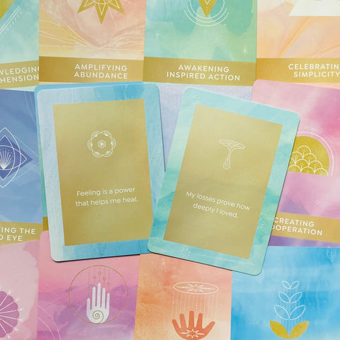 Healing Mantra Oracle Cards Deck By Matt Kahn Worthiness Abundance Love With Bag