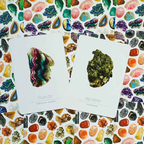 Daily Crystal Inspiration Oracle Cards Deck By Health Wealth Balance