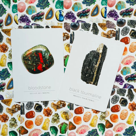 Daily Crystal Inspiration Oracle Cards Deck By Health Wealth Balance