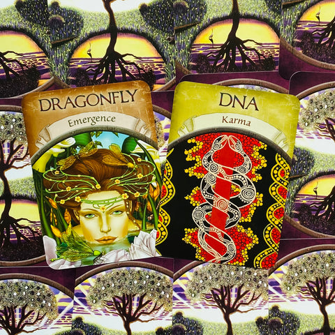 Earth Magic Oracle Cards Deck And Guidebook  By Steven D. Farmer With Bag
