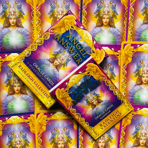 Angel Answers Oracle Cards Deck And Guidebook Radleigh Valentine