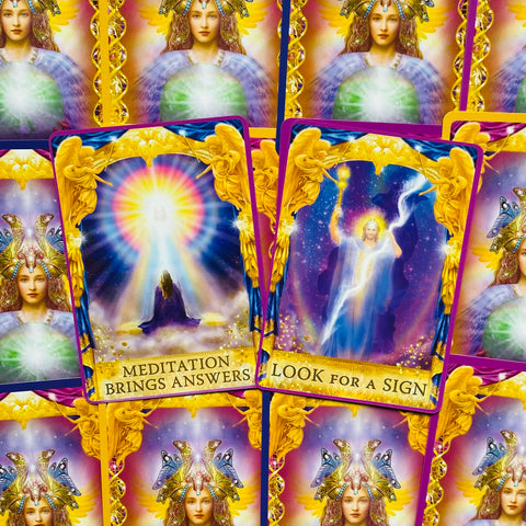 Angel Answers Oracle Cards Deck And Guidebook Radleigh Valentine