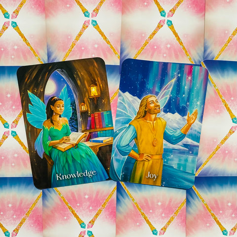 Manifesting With The Fairies Oracle Cards Deck And Guidebook