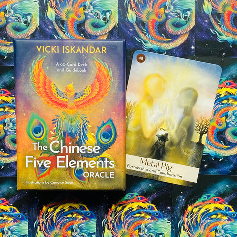 The Chinese Five Elements Oracle Cards Deck By Vicki Iskandar