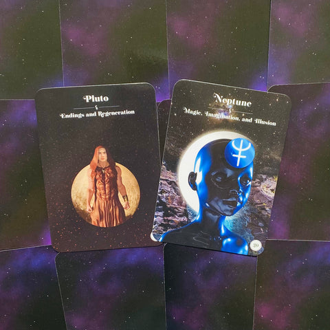 Black Moon Lilith Cosmic Alchemy Oracle Cards Deck  By Adama Sesay With Bag