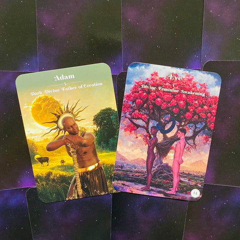 Black Moon Lilith Cosmic Alchemy Oracle Cards Deck  By Adama Sesay With Bag