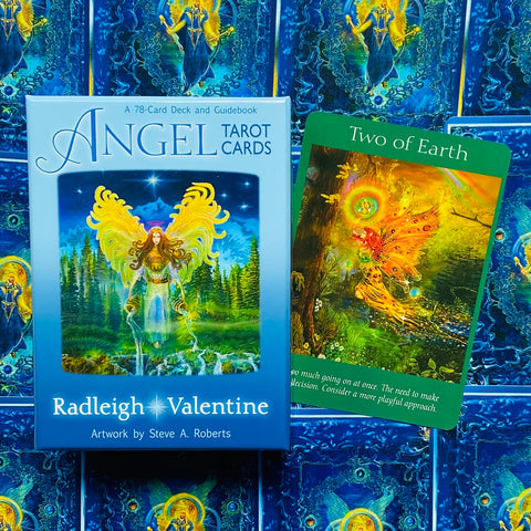 Angel Tarot Cards Deck And Guidebook By Radleigh Valentine