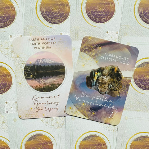 Crystal Sound Healing Oracle Cards Deck And Guidebook With Bag