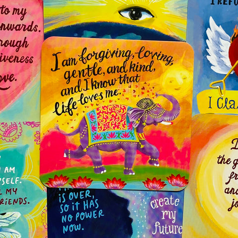 Louise Hay'S Affirmations For Forgiveness Inspirational Tarot Cards Deck