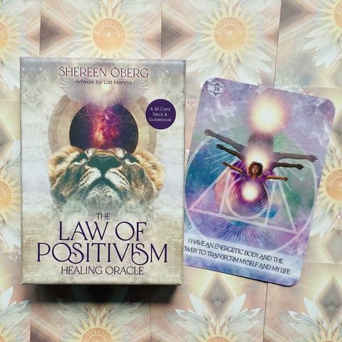 Law Of Positivism Healing Oracle Cards Deck And Guidebook
