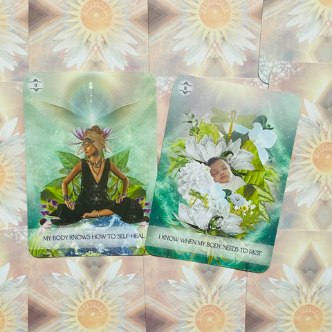 Law Of Positivism Healing Oracle Cards Deck And Guidebook With Bag