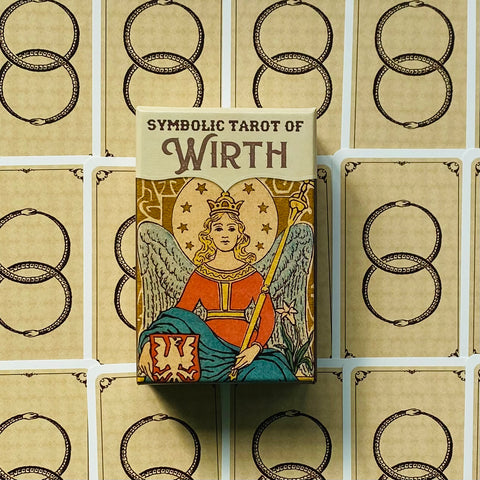 Symbolic Tarot Of Wirth Mini Cards Deck Esoteric Historic Lo Scarabeo