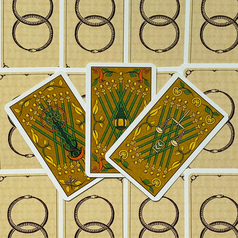 Symbolic Tarot Of Wirth Mini Cards Deck Esoteric Historic Lo Scarabeo