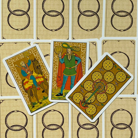 Symbolic Tarot Of Wirth Mini Cards Deck Esoteric Historic Lo Scarabeo
