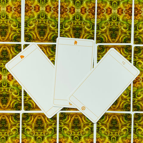 Invisible Tarot Cards Deck Blank Self Create Protagonist Wisdom Lo Scarabeo