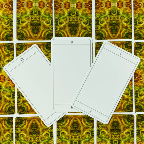 Invisible Tarot Cards Deck Blank Self Create Protagonist Wisdom Lo Scarabeo