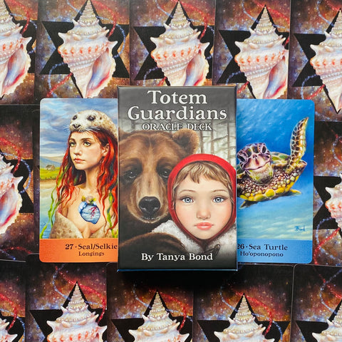 Totem Guardians Oracle Cards Deck & Guidebook  By Tanya Bond With Bag