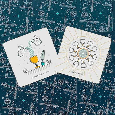 Trinity Tarot Self-Discovery Cards Deck & Guidebook Sheet By Ari Wisner With Bag