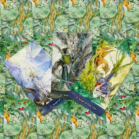 Tree Keepers Oracle Crads Deck Gilt-Edged Cards Art US Games Systems