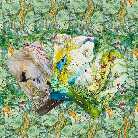 Tree Keepers Oracle Crads Deck Gilt-Edged Cards Art US Games Systems