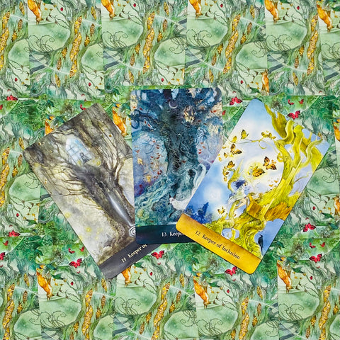 Tree Keepers Oracle Crads Deck Gilt-Edged Cards Art US Games Systems