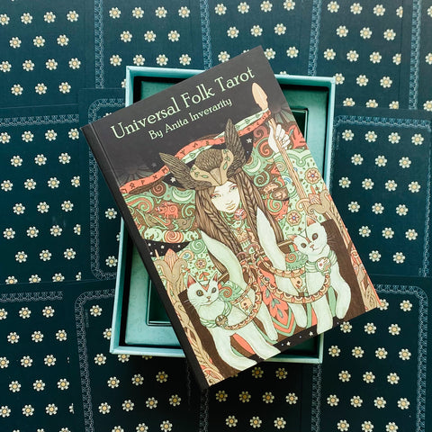 Universal Folk Tarot Cards Deck & Guidebook Healing US Games Systems