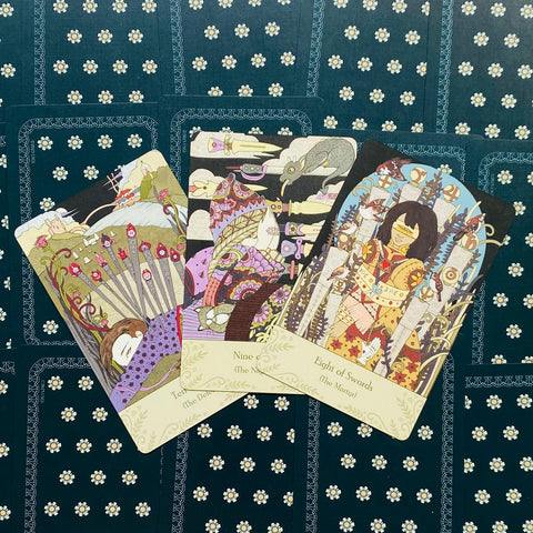 Universal Folk Tarot Cards Deck & Guidebook US Games Systems With Bag