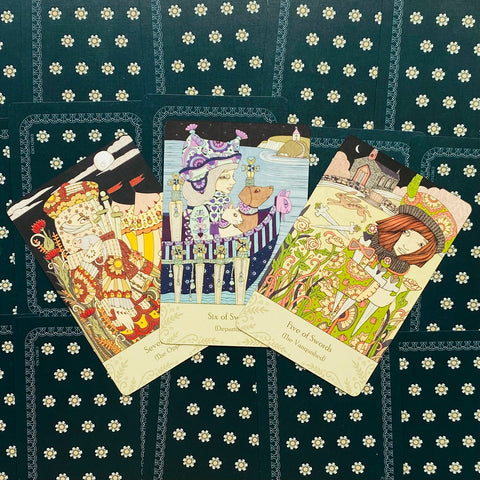 Universal Folk Tarot Cards Deck & Guidebook US Games Systems With Bag