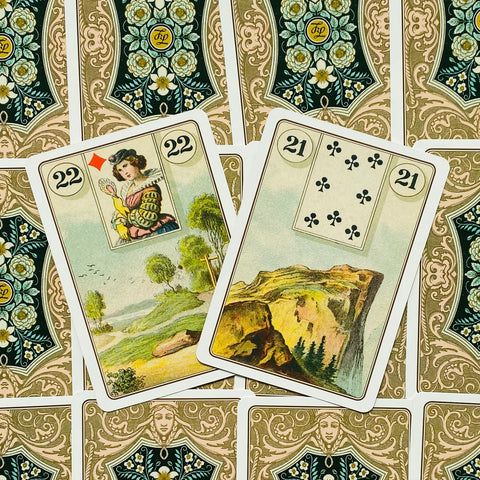 Lenormand Oracle Cards Deck Esoteric Telling Laura Tuan Lo Scarabeo
