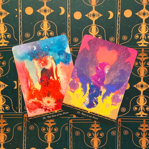 Visions Of Duality Inspirational Cards Deck & Book Reflections Lo Scarabeo With Bag