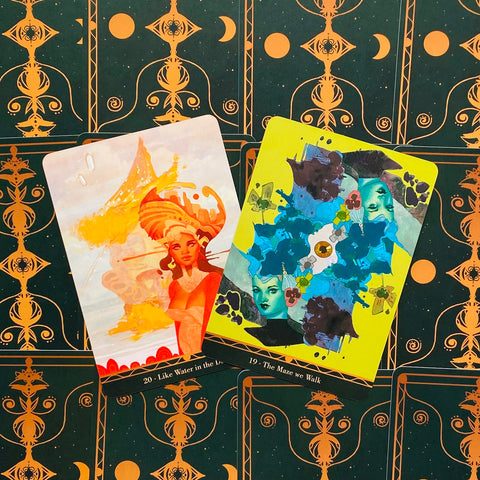 Visions Of Duality Inspirational Cards Deck & Book Reflections Lo Scarabeo With Bag