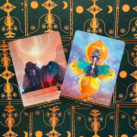 Visions Of Duality Inspirational Cards Deck & Book Reflections Lo Scarabeo With Bag