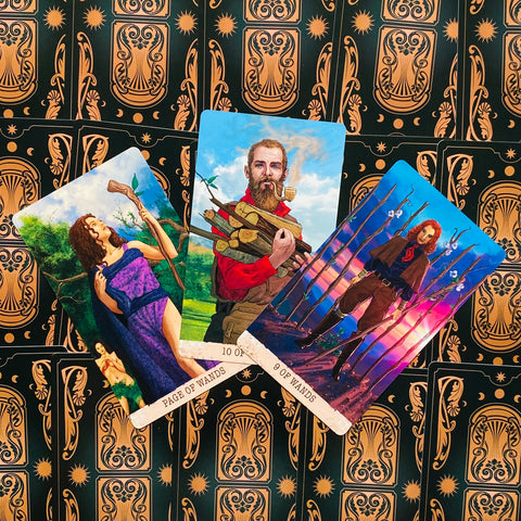 Wanderer'S Tarot Cards With Guidebook Mind Possibilities Mysticism Lo Scarabeo