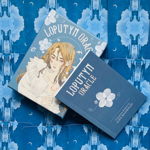 Loputyn Oracle Cards Deck & Book Wolf And Maiden Death And Love