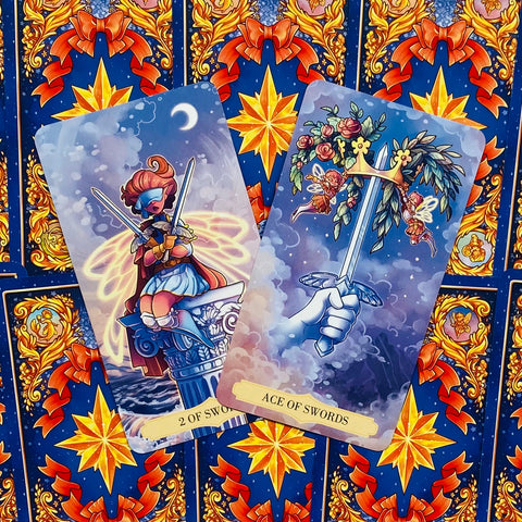 Once Upon a Time Tarot Cards Deck & Book Esoteric Lo Scarabeo With Bag