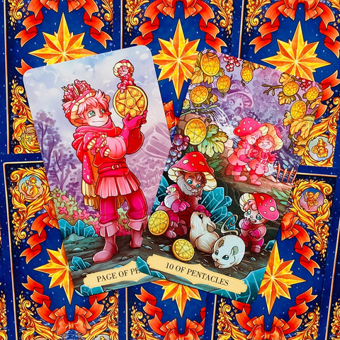 Once Upon a Time Tarot Cards Deck & Book Esoteric Lo Scarabeo With Bag