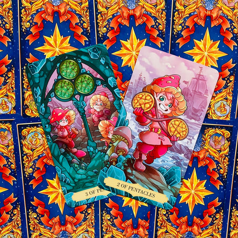 Once Upon a Time Tarot Cards Deck & Book Esoteric Lo Scarabeo With Bag