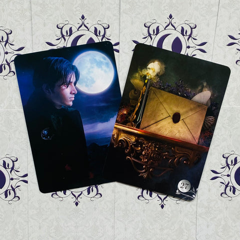 De La Nuit Lenormand Oracle Cards Deck And Book Sibyls Fantasy With Bag