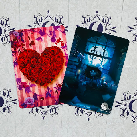 De La Nuit Lenormand Oracle Cards Deck And Book Sibyls Fantasy With Bag