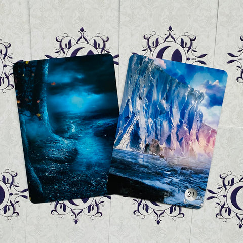 De La Nuit Lenormand Oracle Cards Deck And Book Sibyls Fantasy With Bag