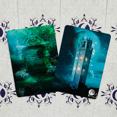 De La Nuit Lenormand Oracle Cards Deck And Book Sibyls Fantasy With Bag