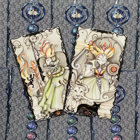 Tarot Of The Enchanted Garden Tarot Cards Rossana Pala Wisdom Lo Scarabeo